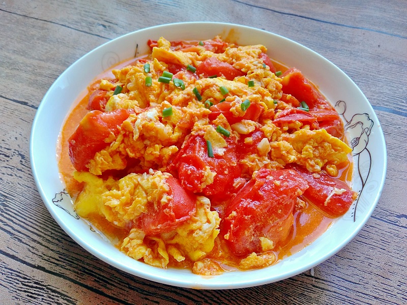 西红柿炒鸡蛋菜谱