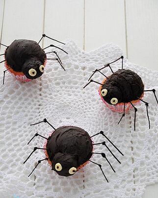 蜘蛛杯子蛋糕怎么做好吃 菜谱宝