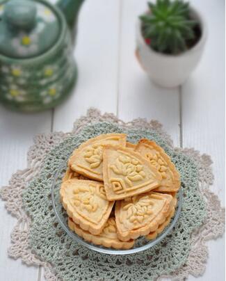 桃酥饼干的制作教程       菜谱宝