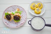 豆沙玫瑰吐司卷的做法步骤5