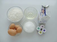 奶油玫瑰小蛋糕的做法步骤1