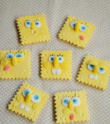 海绵宝宝饼干的制作方法        菜谱宝