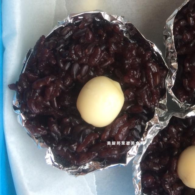 港式点心黑米糕的做法