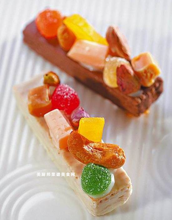 可爱小点心示范四色糖