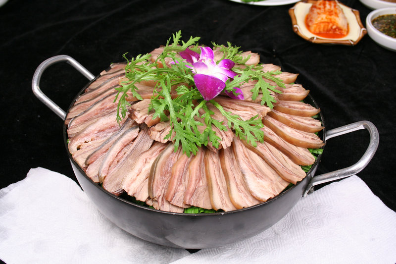 平菇烧肚条平菇炒猪肚