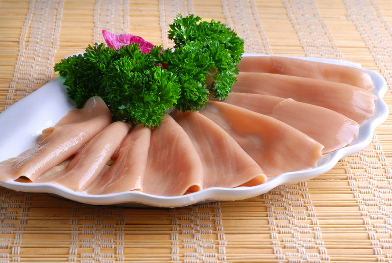 小白菜汆丸子老东北美食小白菜汆丸子